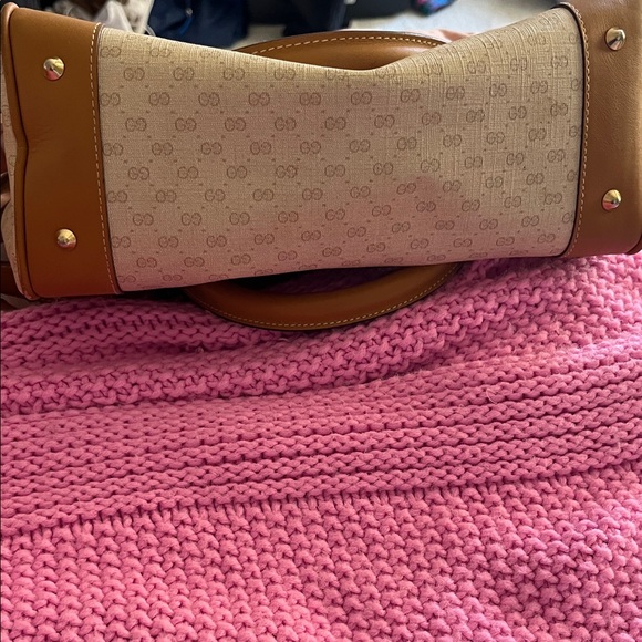 Gucci Cream and Tan Satchel - Picture 11 of 11